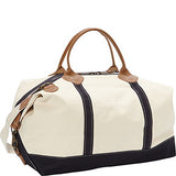 Rhombus Canvas Unisex-Adult Signature Duffle Bag, Navy, One Size