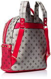 Nicole Lee Daisy Print Backpack, Red, One Size