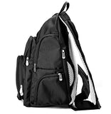 NCAA Illinois Illini Travel Sling Backpack, 19-Inch, Black