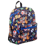 Super Mario Backpack All Over Print Full Size 16"