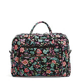 Vera Bradley Iconic Grand Weekender Travel Bag, Signature Cotton, Vines Floral, One Size
