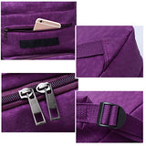 Evelyn C. Connor Women's Leisure Shoulder Bag Perfect For Tour Purple