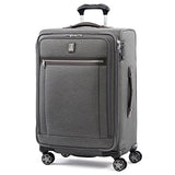 Travelpro Luggage Platinum Elite 25" Expandable Spinner Suitcase With Suiter, Vintage Grey
