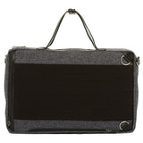 Hook And Albert Melange Fabric 3-Way Carryall, Grey (Grey)