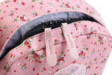 Damara Womens Large Floral Print Backpack,Brown