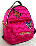 Betsey Johnson Backpack Convertible Fushia