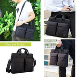 Cartinoe RFID Blocking 14 15 inch Laptop Bag Messenger Bag, Business Briefcase Water Resistant