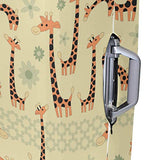 GIOVANIOR Cartoon Giraffes Luggage Cover Suitcase Protector Carry On Covers