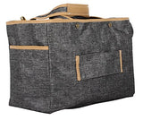 Nicole Miller Paige Collection 4-Piece Luggage Set: 28", 24", 20" Spinners And Tote Bag (Silver)