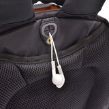 Midtown 1680D Ballistic Eva Compression Molded Expandable Laptop Backpack - Black