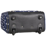 Heritage Travelware Albany Park 16" 600d Polka Dot Polyester 2-Wheel Underseater Carry-on