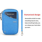 Travel Wallet RFID Blocking Document Organizer Bag, Family Passport Holder
