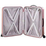 Dot Drops Chapter 3 29" Hardside Checked Spinner Luggage (Pink)