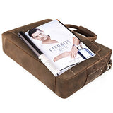 Jack&Chris New Genuine Leather Briefcase Messenger Bag Laptop Bag, Nm1864