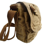 Vagabond Traveler 8" Tall Small Canvas Slim Sling Shoulder Bag C93.Gry