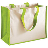 Westford Mill Printers Jute Classic Shopping Bag - 5 Colours Available - Fuchsia