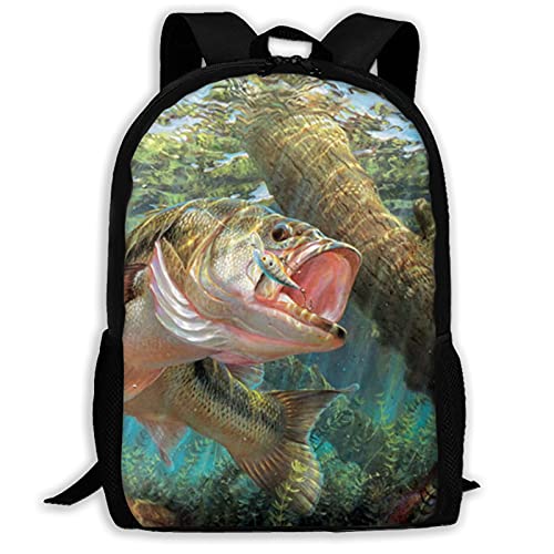 Shop Bass Fish Backpack for Men and Women, 3D – Luggage Factory