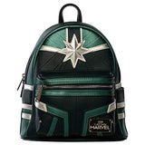 Loungefly x Captain Marvel Green Training Suit Mini Backpack (One Size, Multicolored)