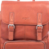 Bugatti Sartoria Top Grain Leather Backpack, Leather, Cognac