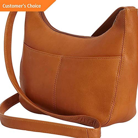 Sandover Le Donne Leather Calandra Crossbody 3 Colors Cross-Body Bag NEW | Model LGGG - 8157 |