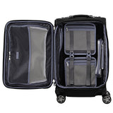 Travelpro Luggage Platinum Elite 21" Carry-On Expandable Spinner W/Usb Port, Shadow Black