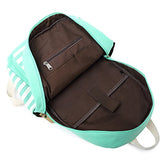 School Backpack for Girls, Gazigo Womens High School College Bookbags Laptop Bag (Green)