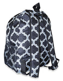 Ever Moda Moroccan School Backpack (Black)