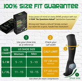 BAMS Premium Bamboo Compression Socks for Men & Women - Best Antibacterial 15-20 mmHg Graduated Knee-High Sock with Hypoallergenic Odor-Kill Technology for Running, Sports, Travel, Maternity (1 Pair)
