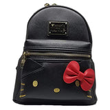 Loungefly Hello Kitty Black Mini Backpack with Bow