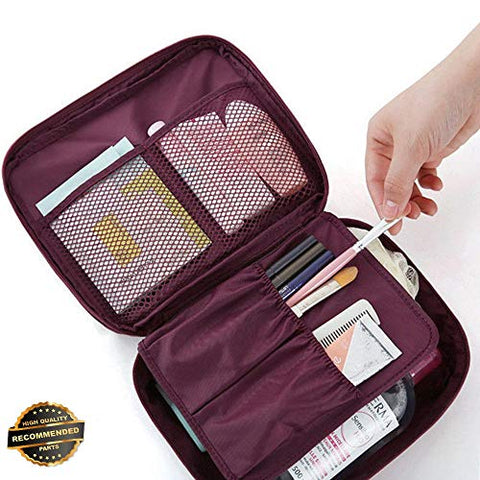 Gatton Portable Travel Makeup Toiletry Case Pouch Flower Organizer Cosmetic Bag New | Style