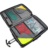 Traveler’S Choice Silverwood Polycarbonate Hardside Expandable Spinner Luggage Case - Brush Metal