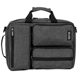 Kenneth Cole Reaction 15.6” Laptop & Tablet Bag Hybrid Backpack for School, Business, & Travel, Convertible Charcoal, Medium