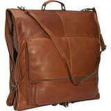 David King Leather 52" Deluxe Garment Bag In Tan