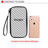 Bigcardesigns Black Cat Passport Holder Travel Wallet Wrist Shoulder Strap