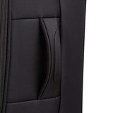 SwissGear 4010 Softside Luggage with Spinner Wheels, Black, Checked-Medium 23-Inch