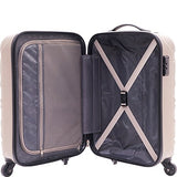 Kamiliant Harrana 3 Piece Hardside Spinner Luggage Set (Turquoise)