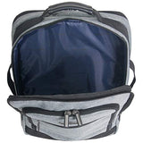 Kenneth Cole Reaction Dual Compartment Slim 17" Laptop Backpack Charcoal One Size