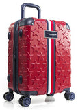 Tommy Hilfiger Starlight 21" Expandable Hardside Spinner, Red