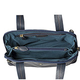 Hidesign Cerys Leather Satchel, Blue