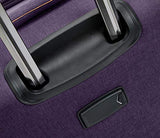 AmazonBasics Belltown Softside Rolling Spinner Suitcase Luggage - 29 Inch, Heather Purple