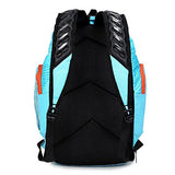 Gofar Lightweight Backpack Large School Bag Travel Rucksack holds shoes basketball Fits 15.6-inch Laptop (Blue)