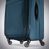 Samsonite Advena Expandable Softside Checked Luggage With Spinner Wheels, 25 Inch, Black
