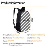 Freewander 3D Custom Design Lightweight School Backpack Bag Book Bag for Boys Girls