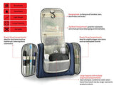 CPDEALS Hangable Basic Toiletry Bag - Compact Big Hanging Toiletry Bag Organizer For Mens Women