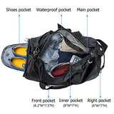 Gym Sports Duffel Bag With Shoes Compartment And Waterproof Pouch Travel Duffel Bag Weekend Bag For