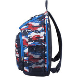 Fuel Wide Mouth Sports Backpack with Laptop Compartment for School, Travel, Outdoors - Navy