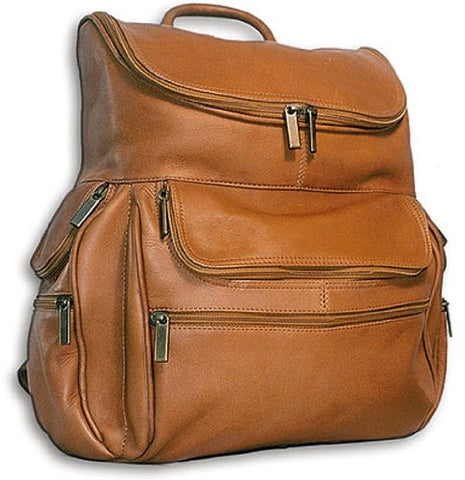 David King & Co. Computer Back Pack, Tan, One Size