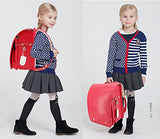 Ransel Randoseru upscale Japanese school bags for girls and boys With Rain Cover (NEW Red)