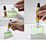 Kloud City 3pcs 5ml Mini Portable Refillable Perfume Bottle Plastic Empty Spray Bottle with