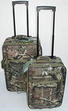 Explorer 2 pcs Mossy Oak Luggage Set Wheel Realtree Like Tactical Hunting Camo Heavy Duty Duffel